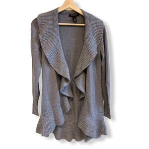 WHBM ruffle collar sweater sz M